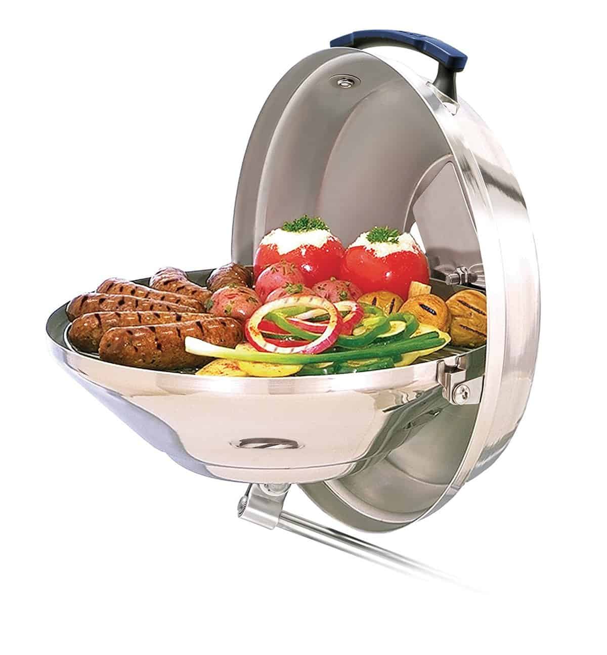 best pontoon charcoal grill: Magma kettle