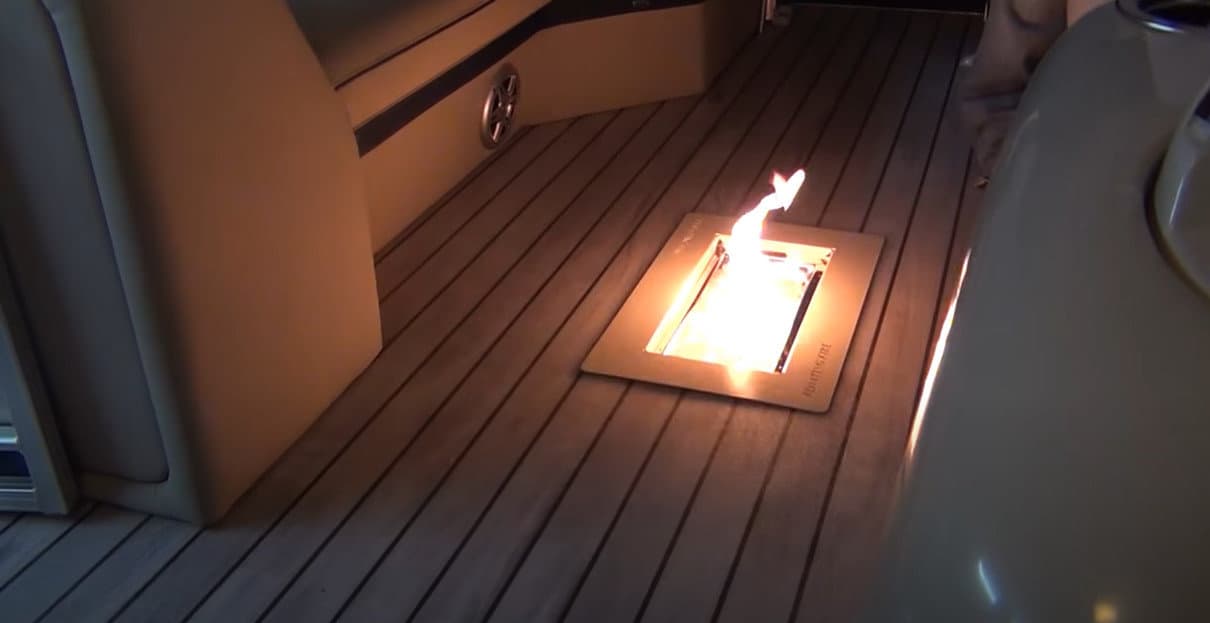 fire pit on a pontoon boat fire pit on a pontoon boat
