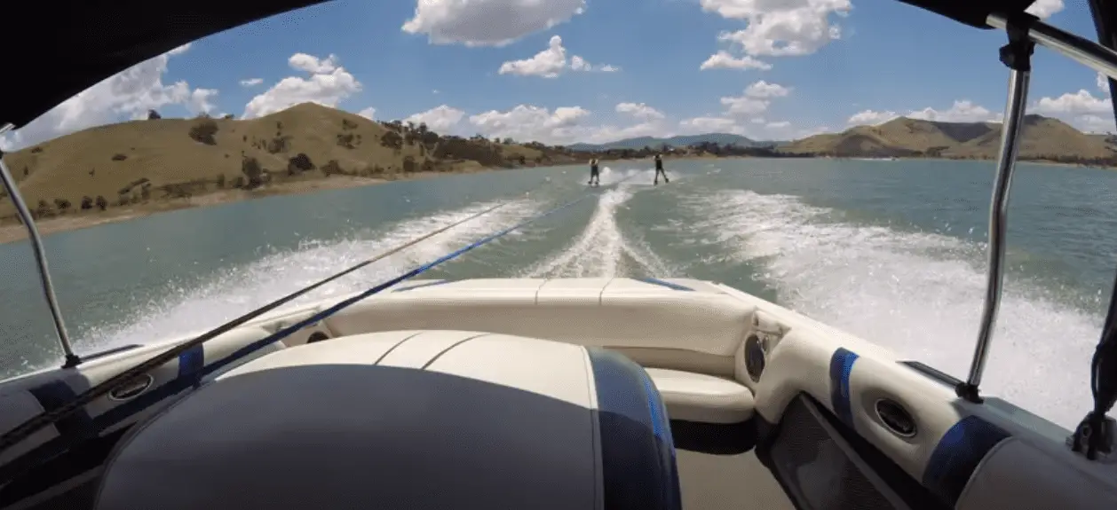 A Boat is Towing Two Skiers at the Same Time. How Long Should the Tow