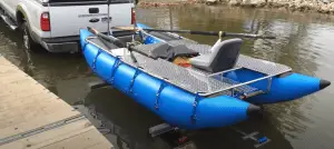 inflatable pontoon boat trailers