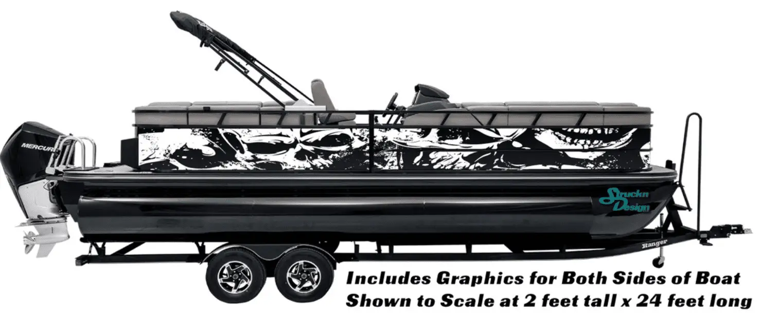 distressed vinyl graphic wrap for pontoon boats distressed vinyl graphic wrap for pontoon boats