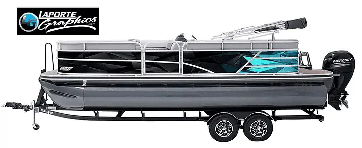 laporte graphics pontoon wrap design laporte graphics pontoon wrap design