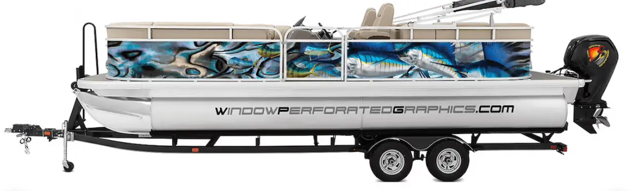 marlin fishes blue abstract boat vinyl wrap fishing pontoon skiff decal marlin fishes blue abstract boat vinyl wrap fishing pontoon skiff decal