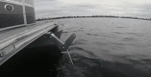 best location to install an anchor on a pontoon boat